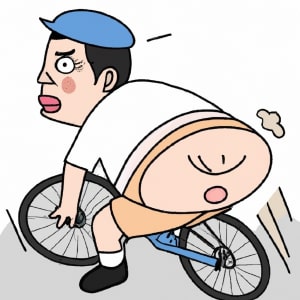 Does Cycling make your bum flat?